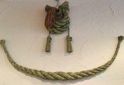 国産稲藁注連縄 古代米